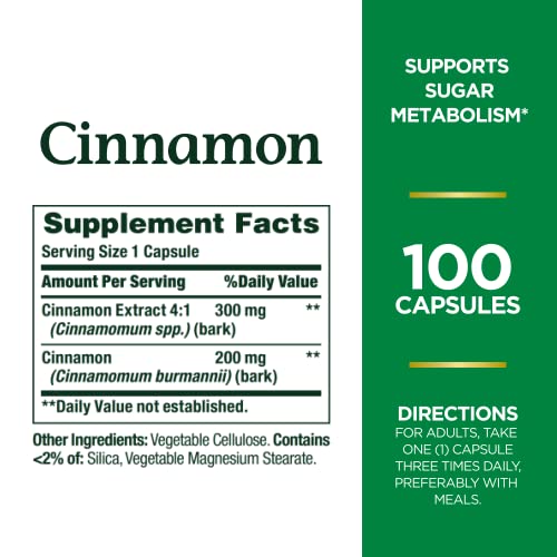 Nature's Bounty Cinnamon 3